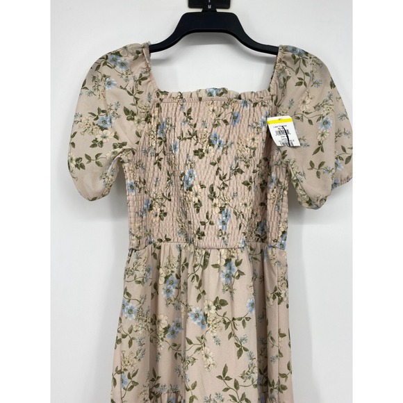 Rare Editions Floral Smocked Tiered Dress - Girls Size 16 NWOT‎ - Picture 2 of 6